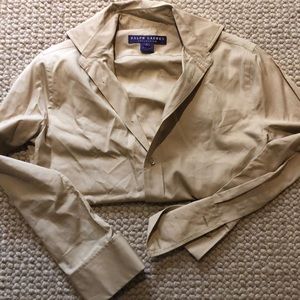 Light Brown Ralph Lauren Blouse